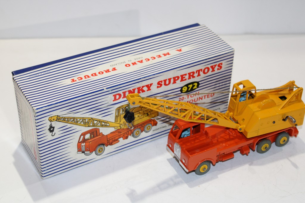 LORRY-MOUNTED CRANE 20-TONNES "COLES" 1955 DINKY TOYS 1/50°