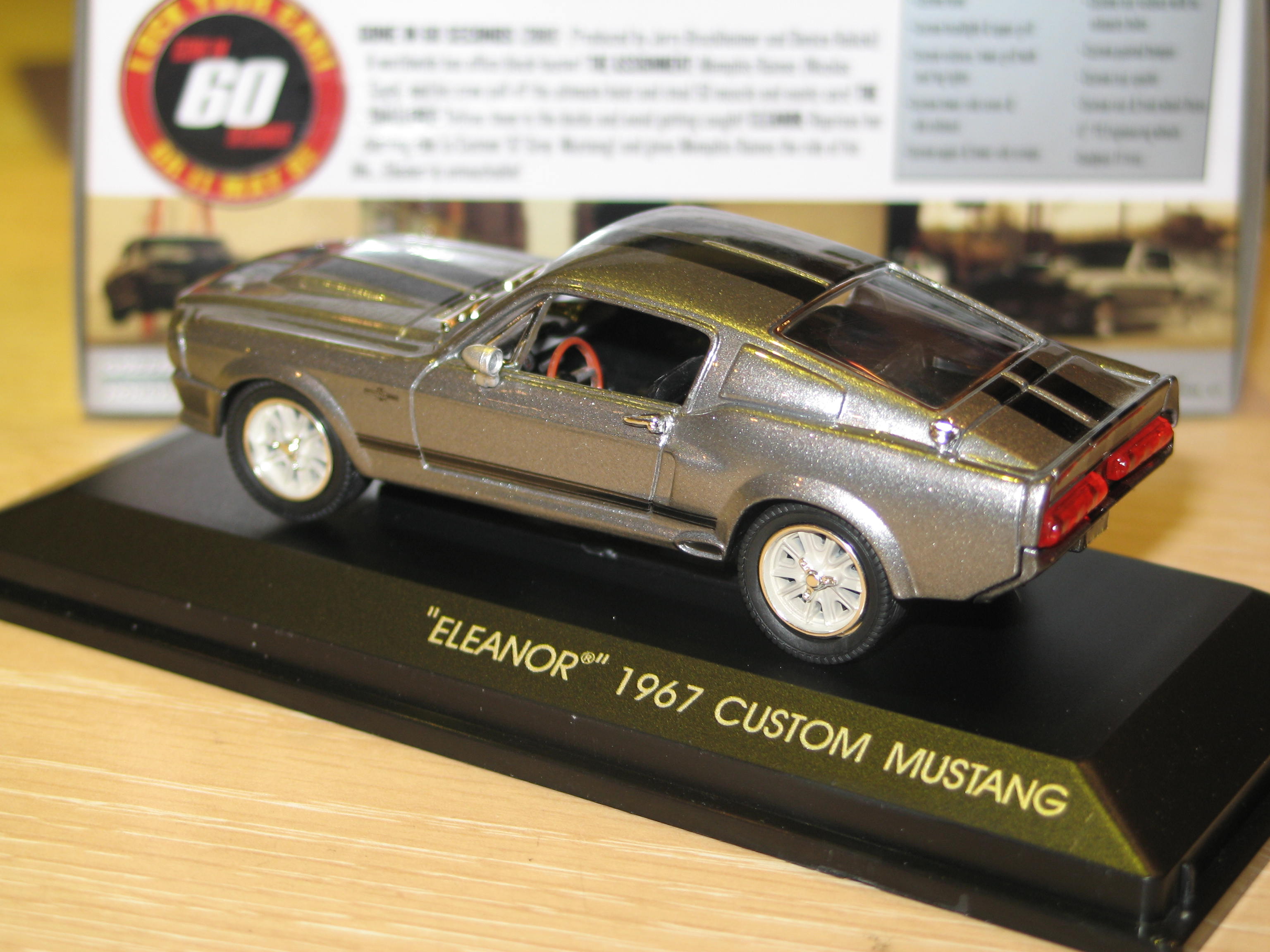 FORD MUSTANG SHELBY 500 ELEANOR 1967 GREENLIGHT 1/43°