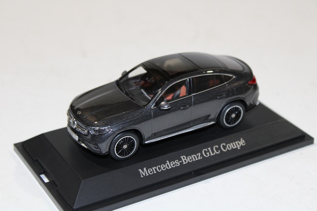 MERCEDES-BENZ GLC COUPE GRIS FONCE iSCALE 1/43°