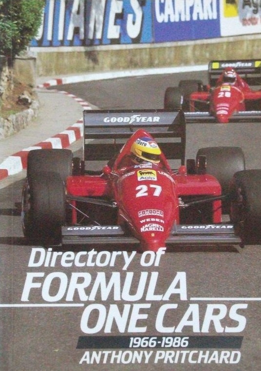 DIRECTORY OF FORMULA ONE CARS 1966-1986