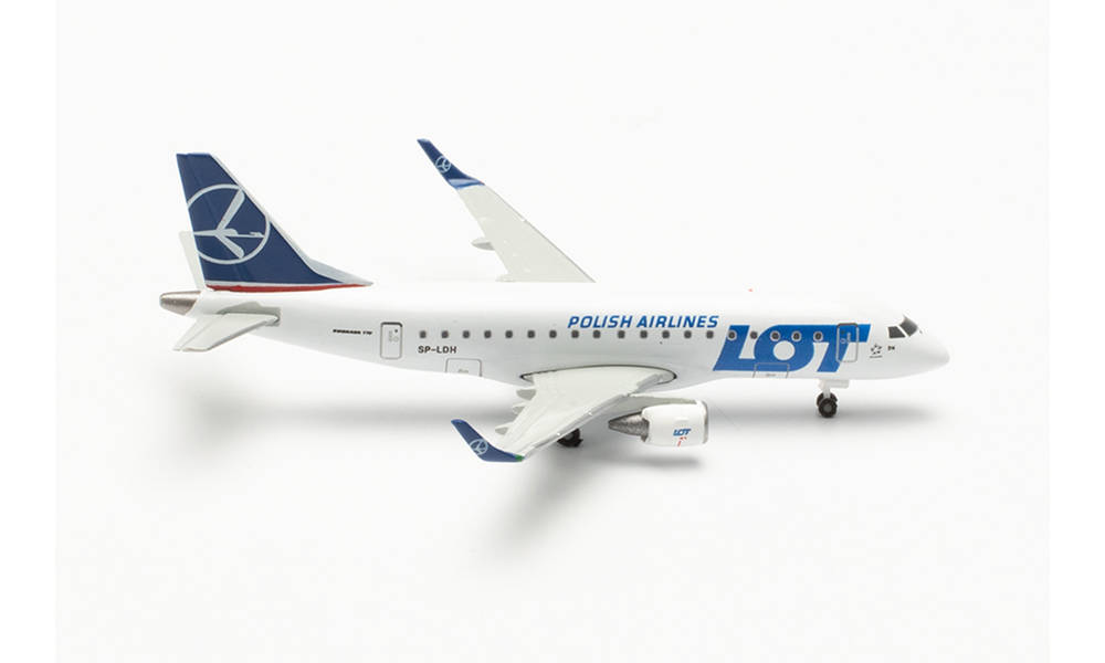 EMBRAER E170 LOT POLISH AIRLINES HERPA 1/500°