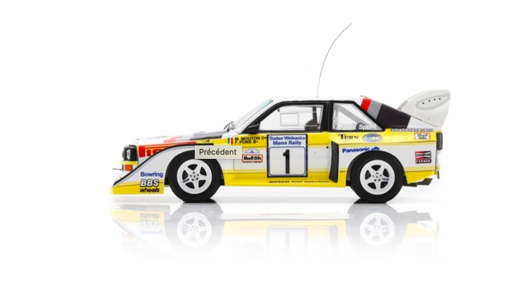 AUDI Sport quattro S1 E2 N°1 Rallye Manx International 1985 - SPARK 1/43