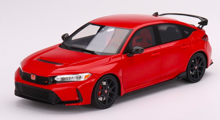 Honda Civic TYPE R 2023 RALLYE RED - TOP SPEED 1/18