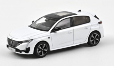 PEUGEOT 308 GT 2021 PEARL WHITE - NOREV 1/43