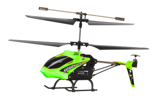 MICRO-HELICOPTÈRE RC 3 VOIES SX GREEN - SPARK