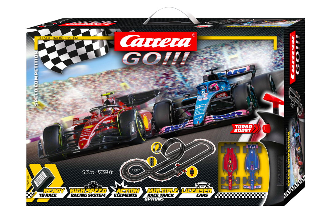 COFFRET SPEED COMPETITION - CARRERA GO 1/43 SLOT RACING SYSTEM