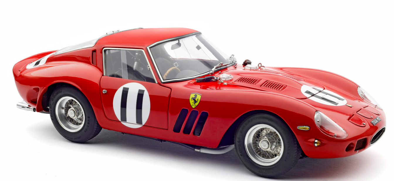 CMC Ferrari 250 GTO, 1000km de Paris 1962, J.Surtees/M.Parkes N°11 - CMC 1/18