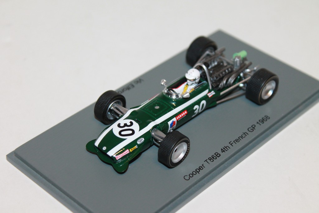COOPER T86B N°30 4TH FRENCH GP 1986 SPARK 1/43°
