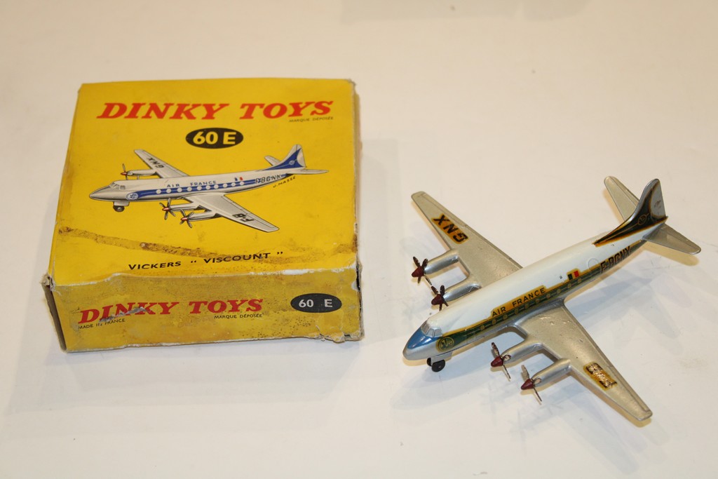 VICKERS VISCOUNT AIR FRANCE 1960 DINKY TOYS 1/100°