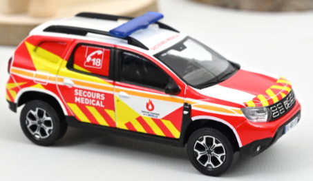 DACIA DUSTER 2020 POMPIERS - SECOURS MEDICAL 57 NOREV 1/43°