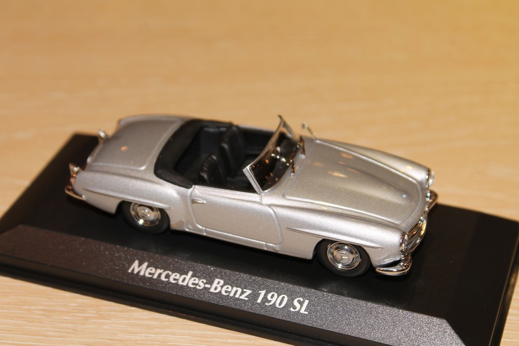 MERCEDES 190SL 1955 GRISE MAXICHAMPS 1/43°