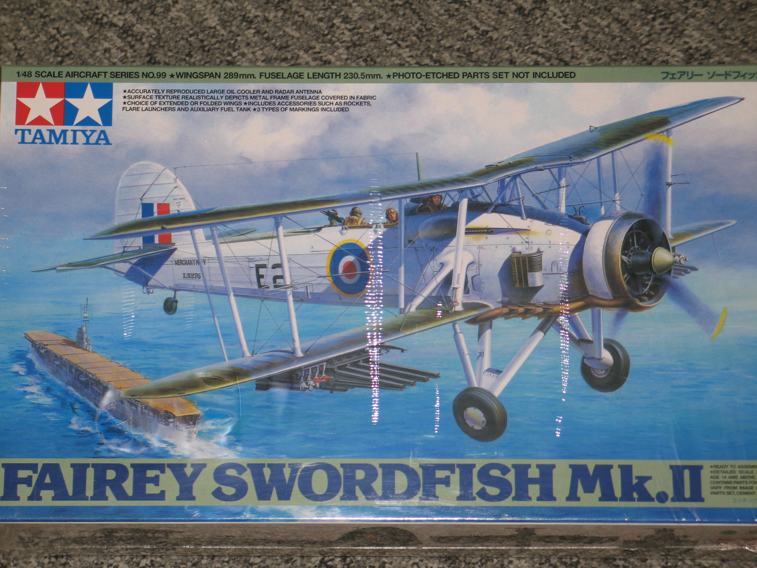 FAIREY SWORDFISH Mk.II 1942 TAMIYA 1/48°