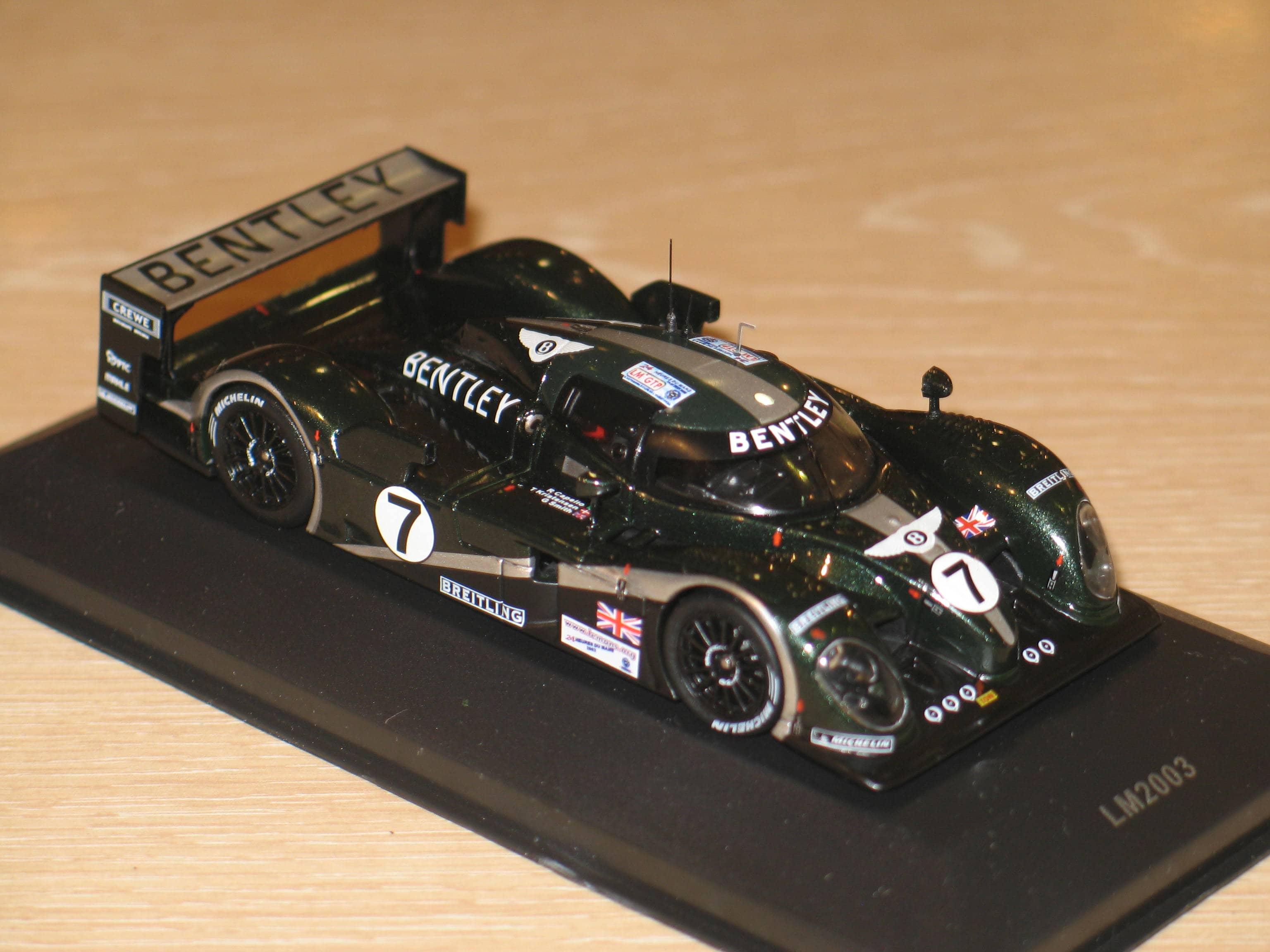 BENTLEY SPEED 8 #7 WIN LM2003 IXO 1/43°
