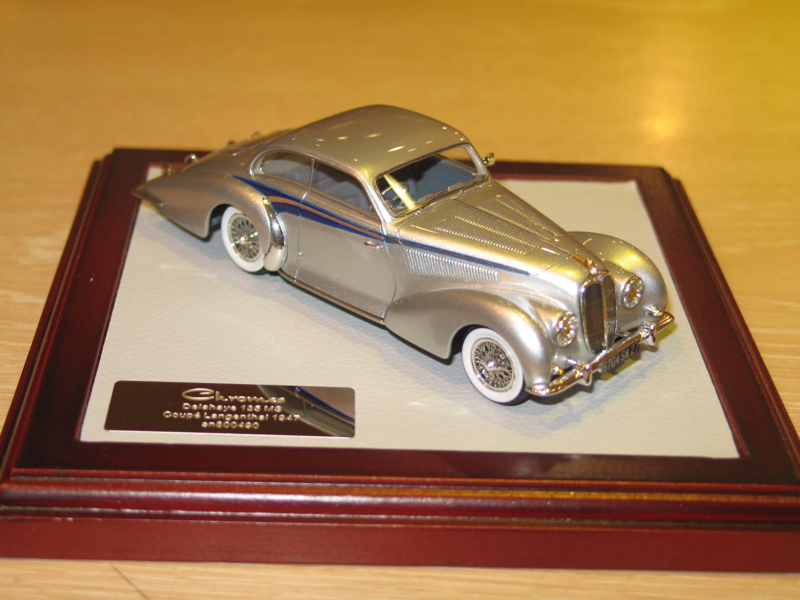 DELAHAYE 135MS LAGONTHAL 1947 CHROMES 1/43°