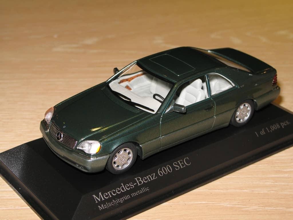 MERCEDES-BENZ 600 SEC 1992 MINICHAMPS 1/43°