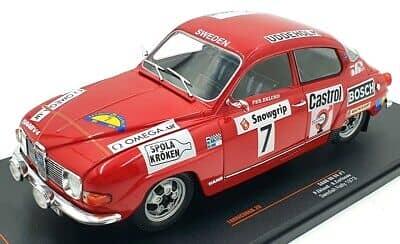 SAAB 96 VA N°7 RALLY SWEDISH 1973 IXO 1/18°