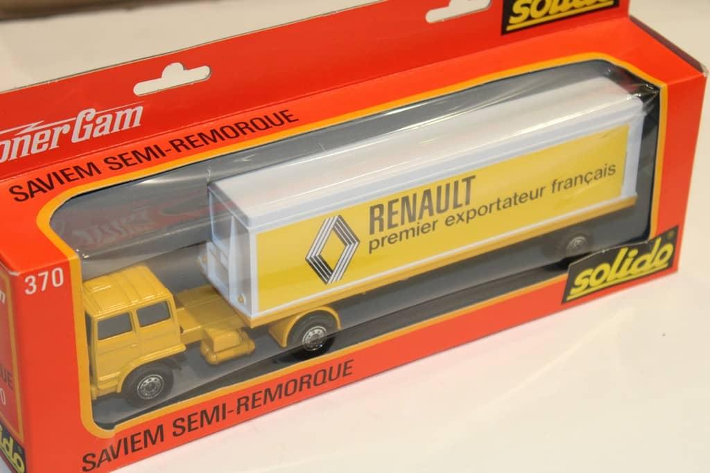 SAVIEM SEMI REMORQUE RENAULT SOLIDO TONER GAM 1/55°