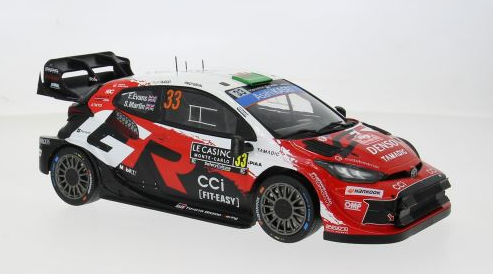 TOYOTA YARIS GR RALLY 1 MONTE CARLO 2026 IXO 1/43
