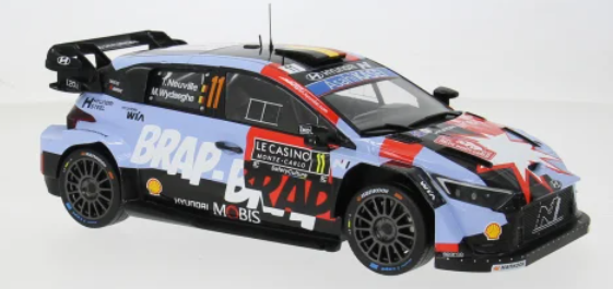 HYUNDAI I20 RALLY 1 N°11 MONTE CARLO 2026 IXO 1/18°