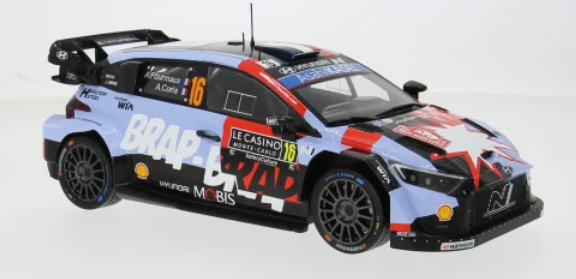 HYUNDAI I20 RALLY 1 N°16 MONTE CARLO 2026 IXO 1/18°