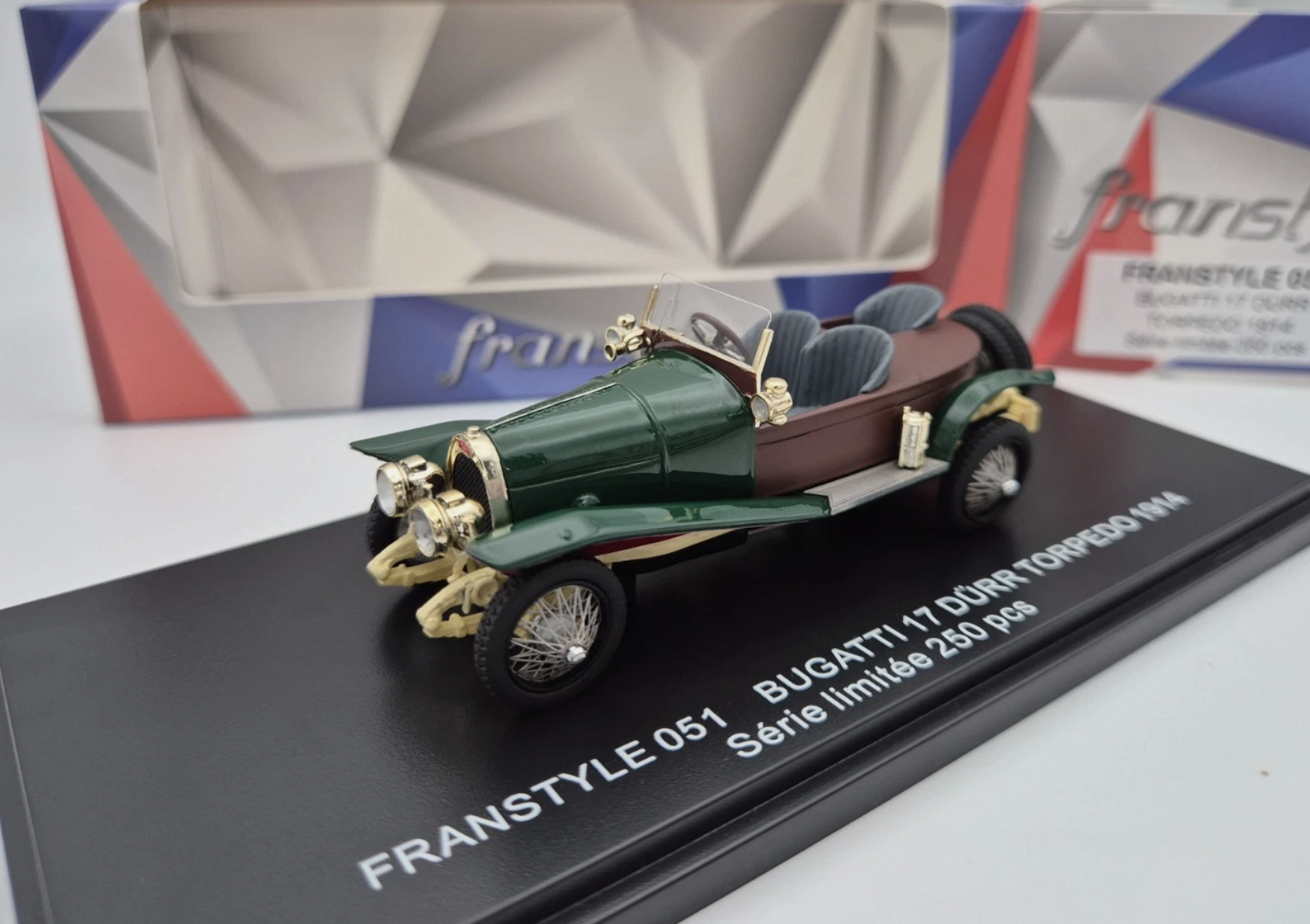 BUGATTI 17 DURR TORPEDO 1914 FRANSTYLE 1/43