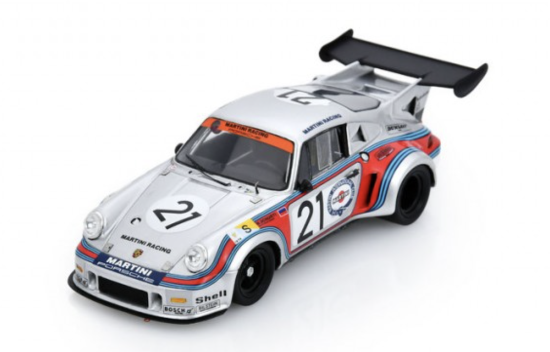 PORSCHE Carrera Turbo RSR N°21 24H Le Mans 1974 H. Koienigg - M. Schurti SPARK 1/43