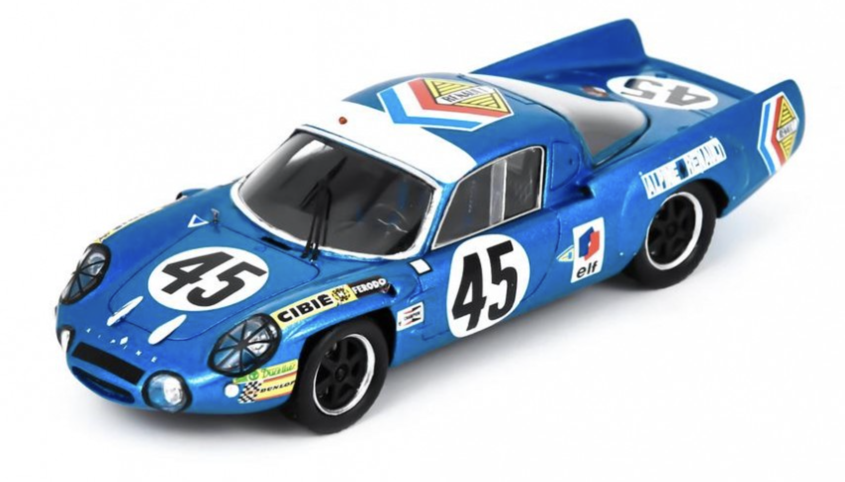 PORSCHE Carrera Turbo RSR N°21 24H Le Mans 1974 H. Koienigg - M. Schurti SPARK 1/43