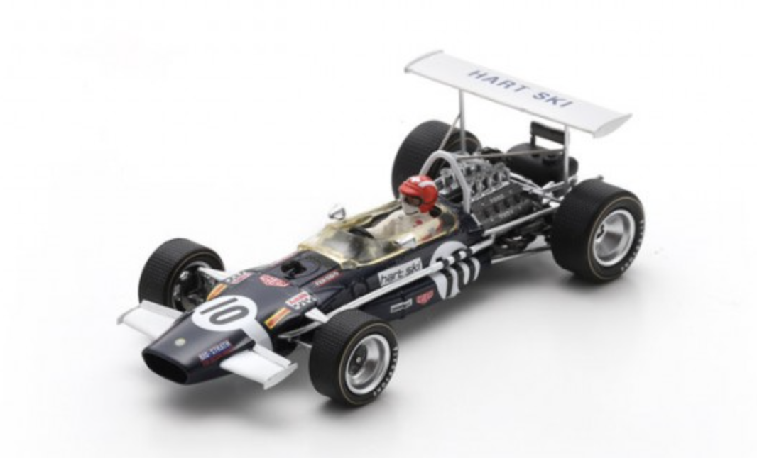 LOTUS 49B N°10 GP Espagne 1969 Jo Siffert SPARK 1/43