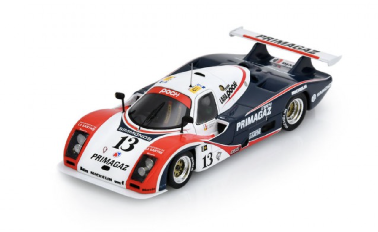 COUGAR C20 N°13 24H Le Mans 1988 P.H. Raphanel – M.Ferté SPARK 1/43