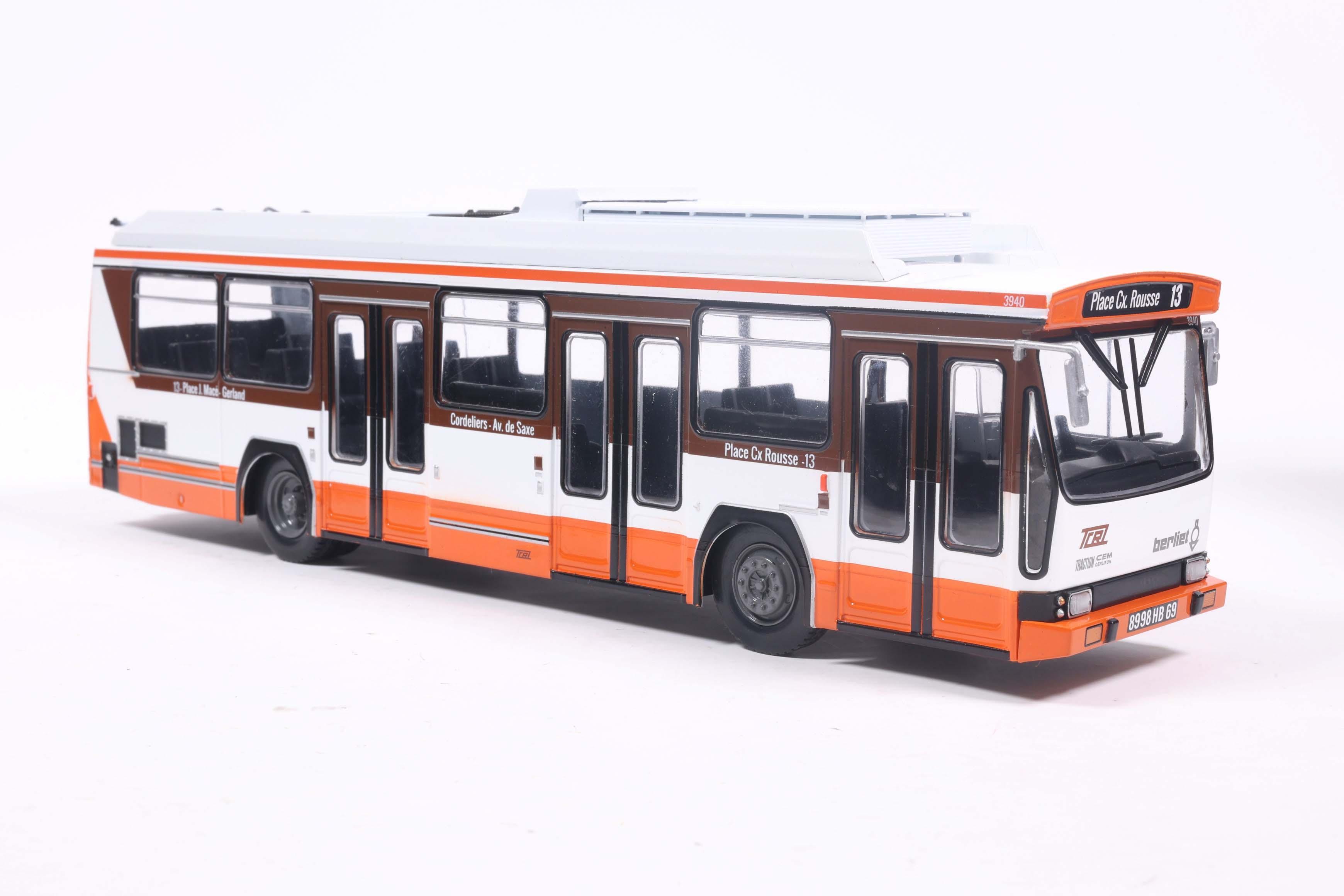 BERLIET ER100 LIGNE 13 MINIATURES LYON 1/43