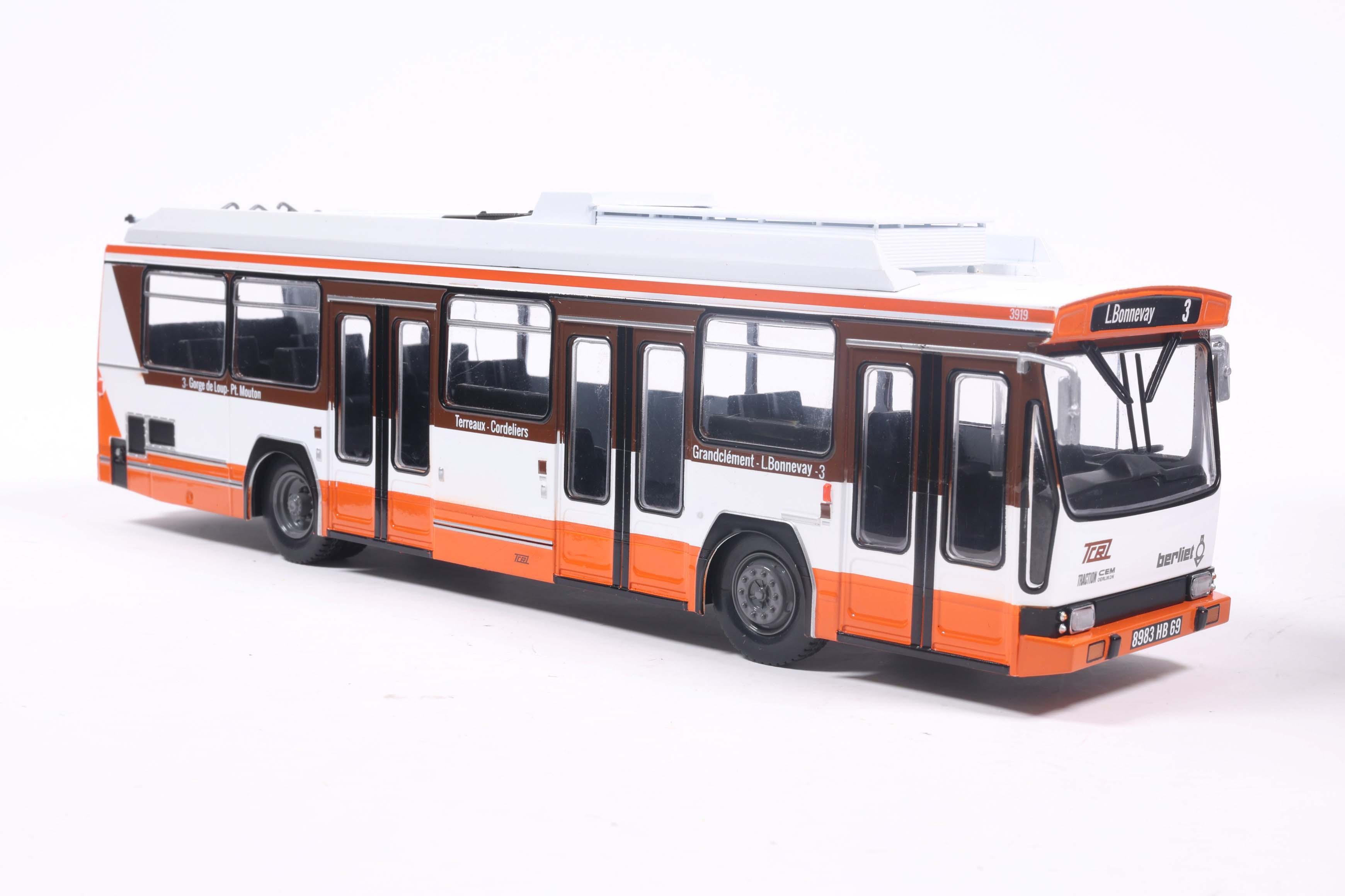 BERLIET ER100 LIGNE 3 MINIATURES LYON 1/43