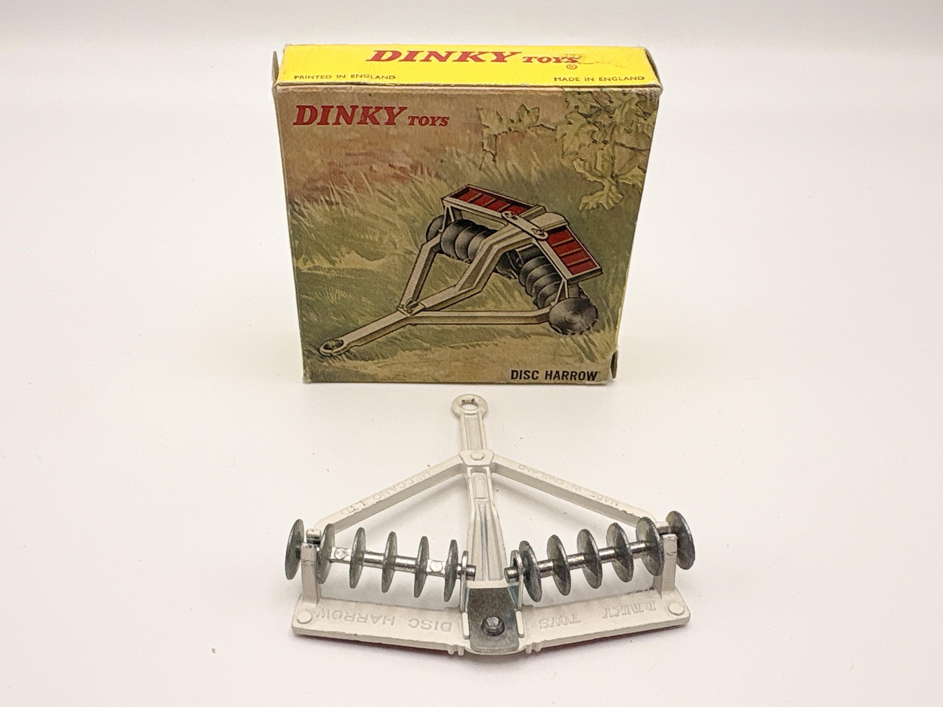 DISC HARROW DINKY TOYS  1/43