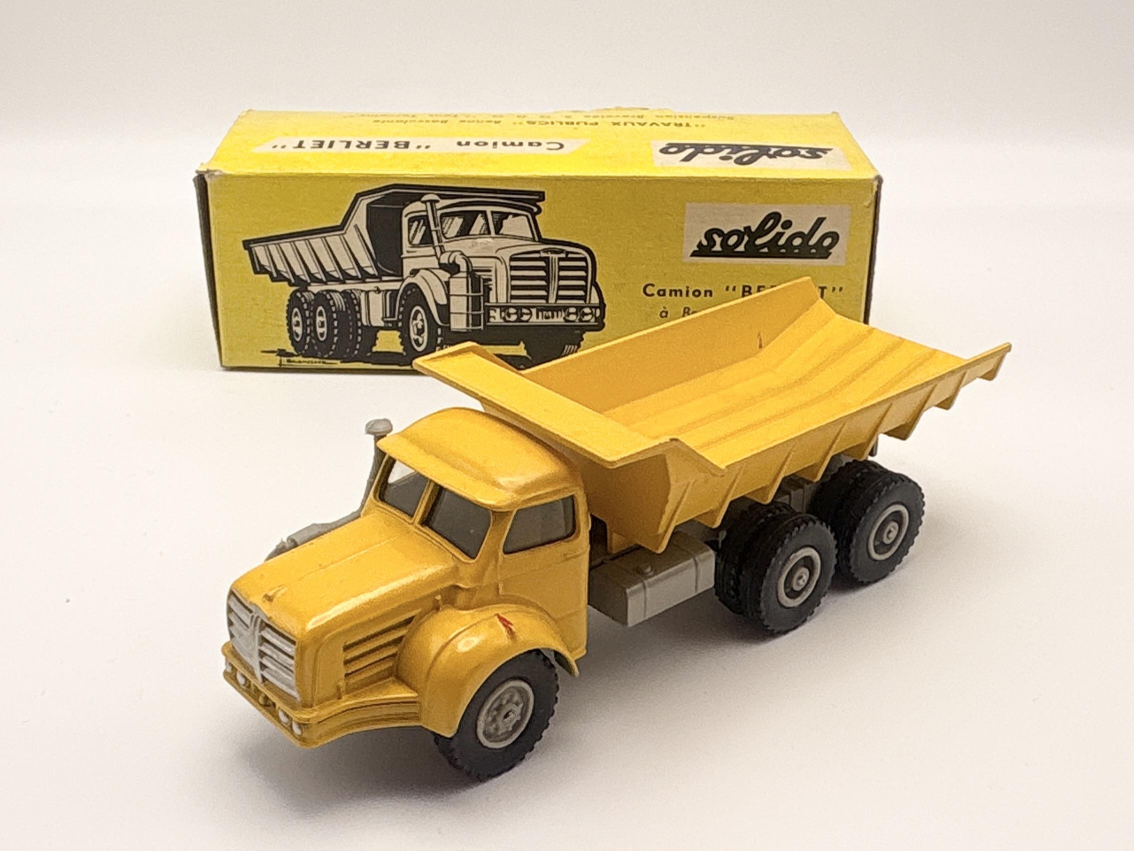 CAMION BERLIET "TRAVAUX PUBLICS" SOLIDO 1/43