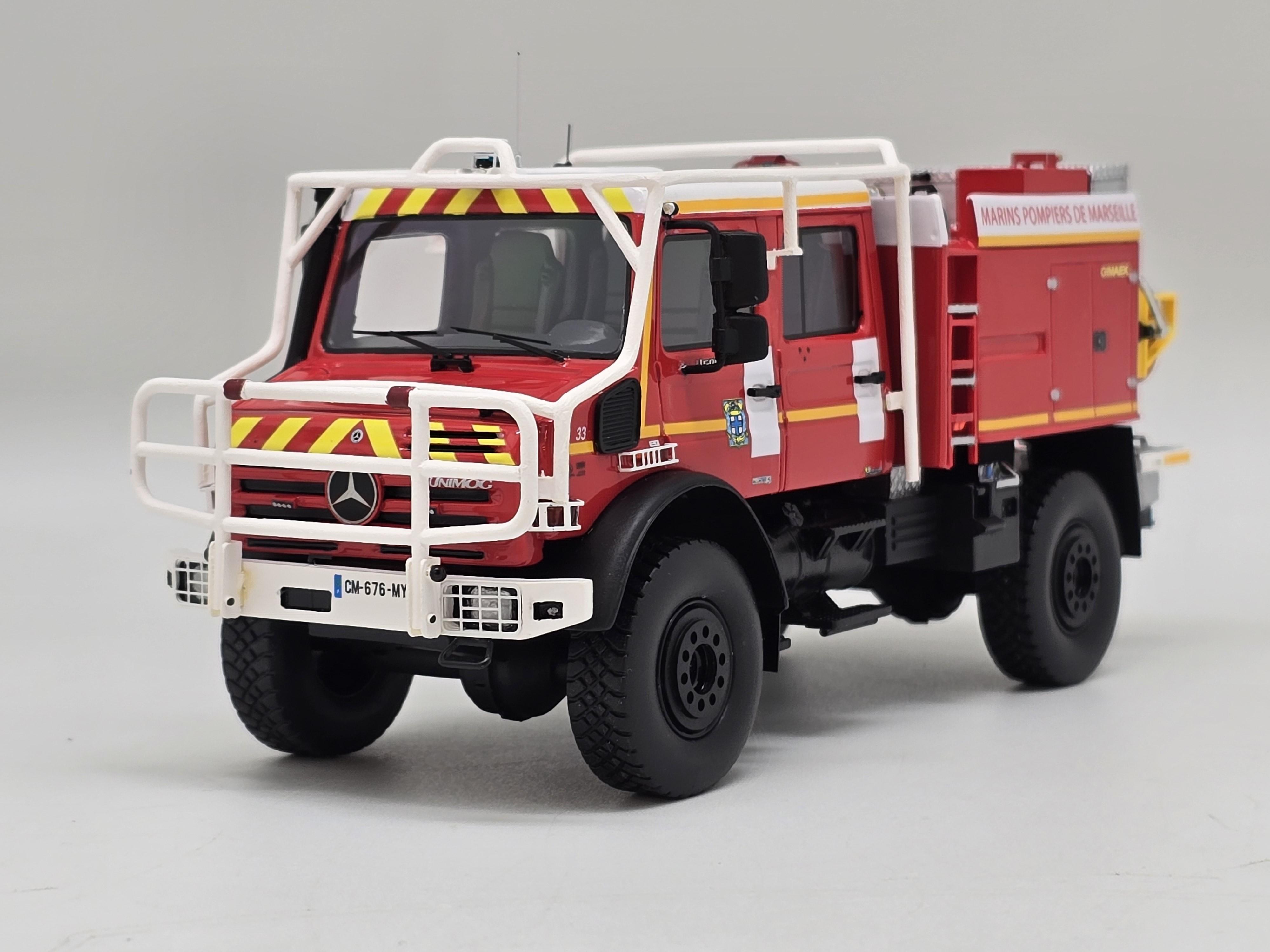 0208 MERCEDES UNIMOG U5000 ALERTE 1/43