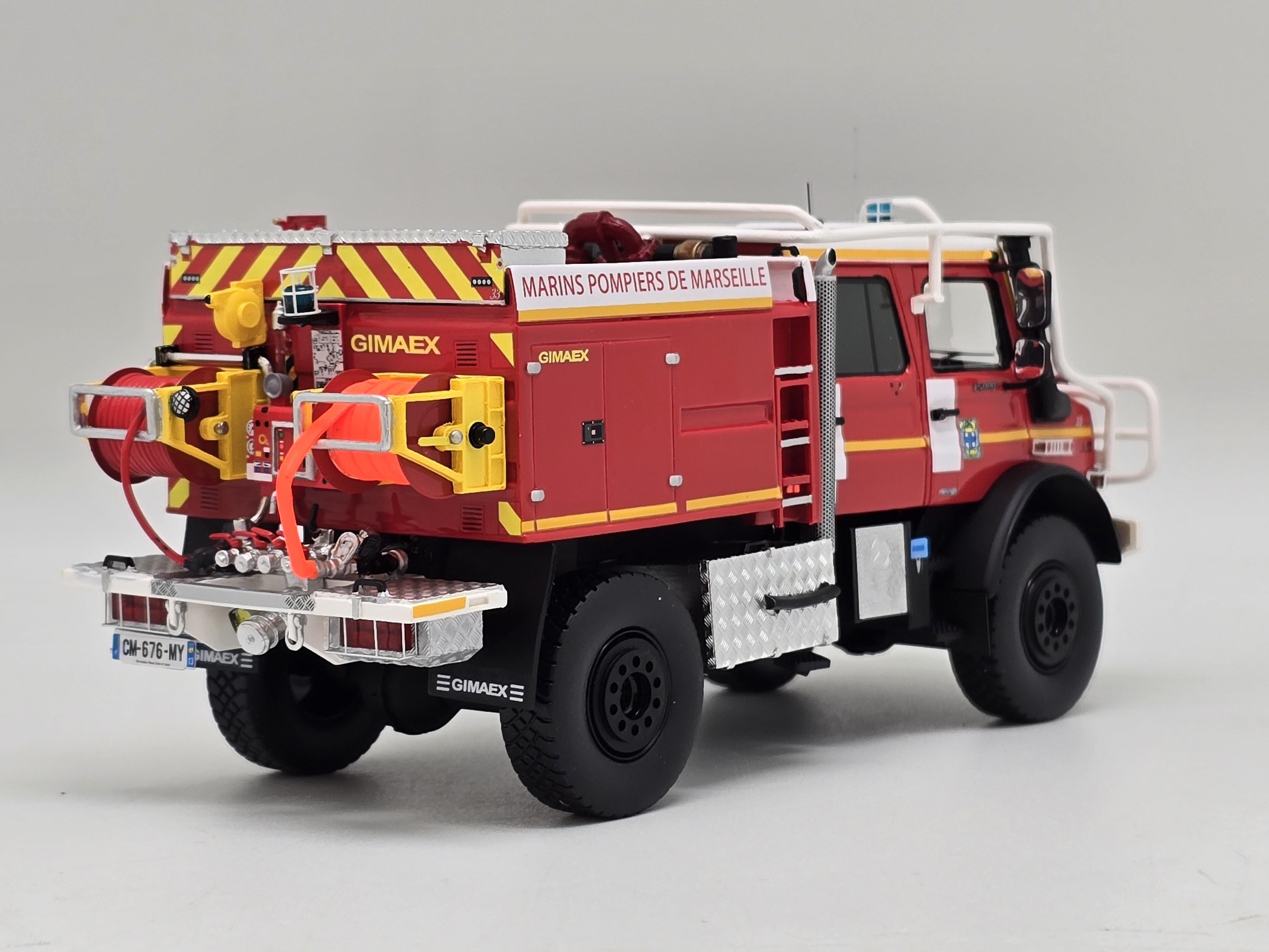 0208 MERCEDES UNIMOG U5000 ALERTE 1/43