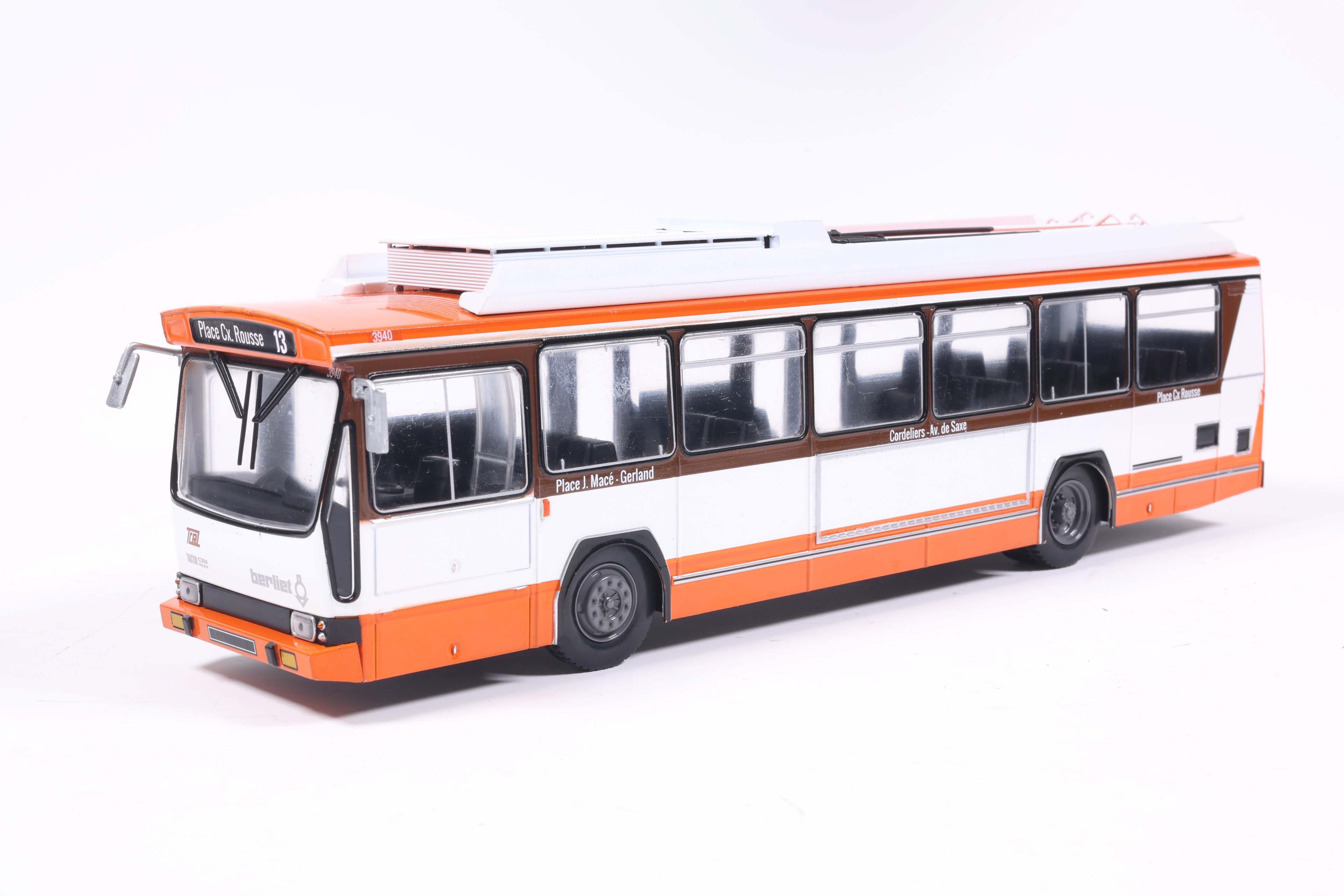 BERLIET ER100 LIGNE 13 MINIATURES LYON 1/43