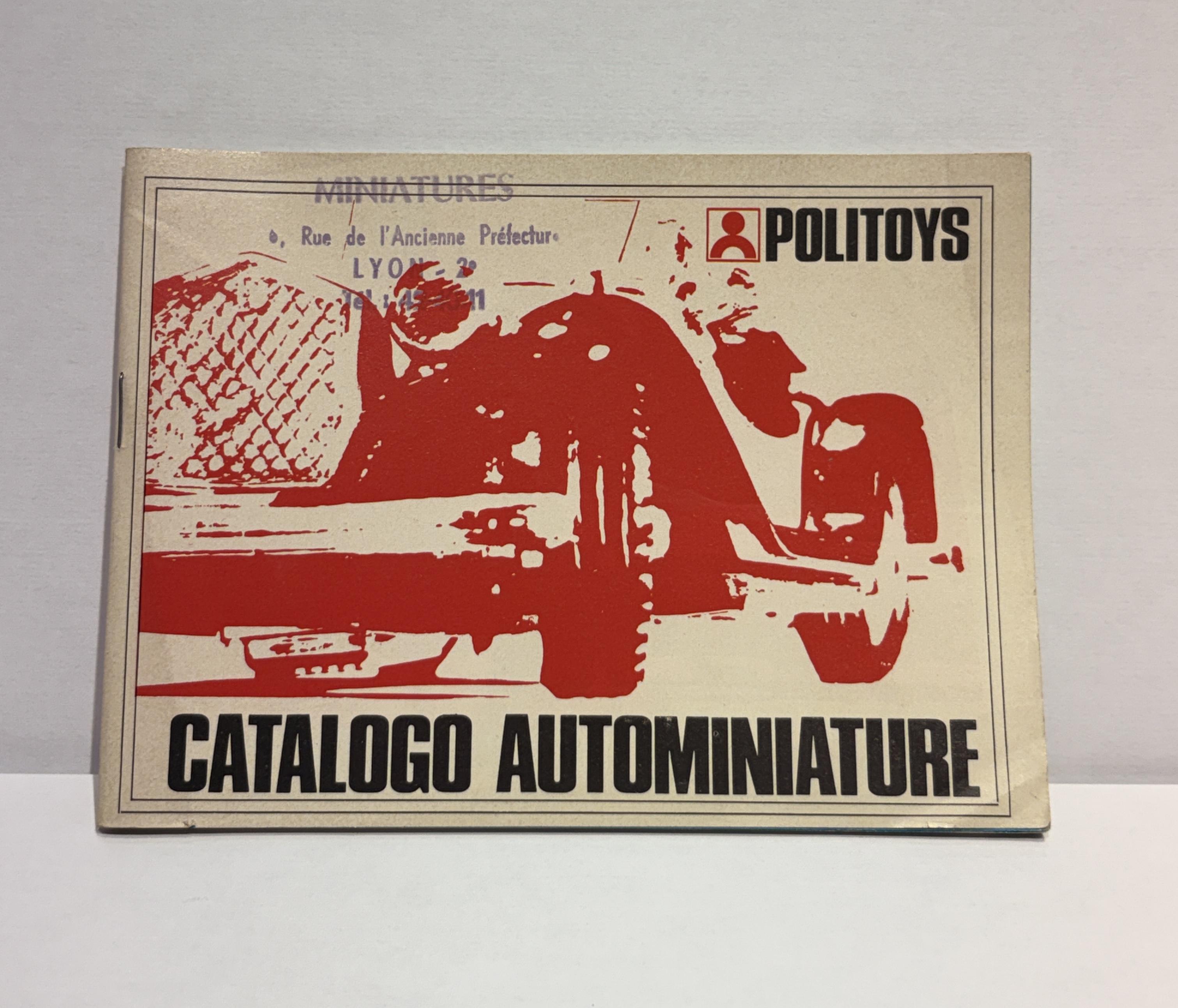 CATALOGO AUTOMINIATURE POLITOYS