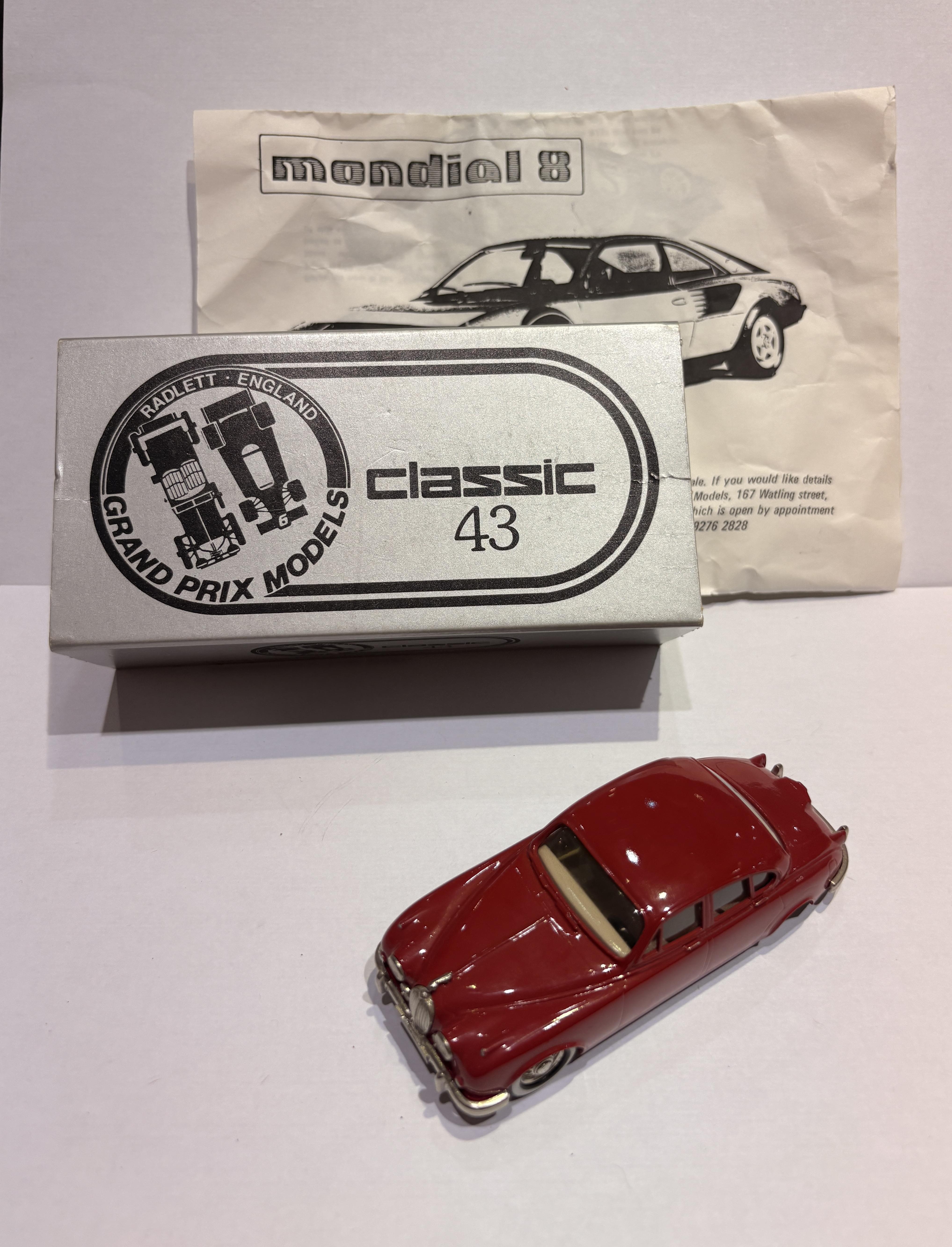 JAGUAR MK2 SALOON 1959-1967 GP MODELS 1/43