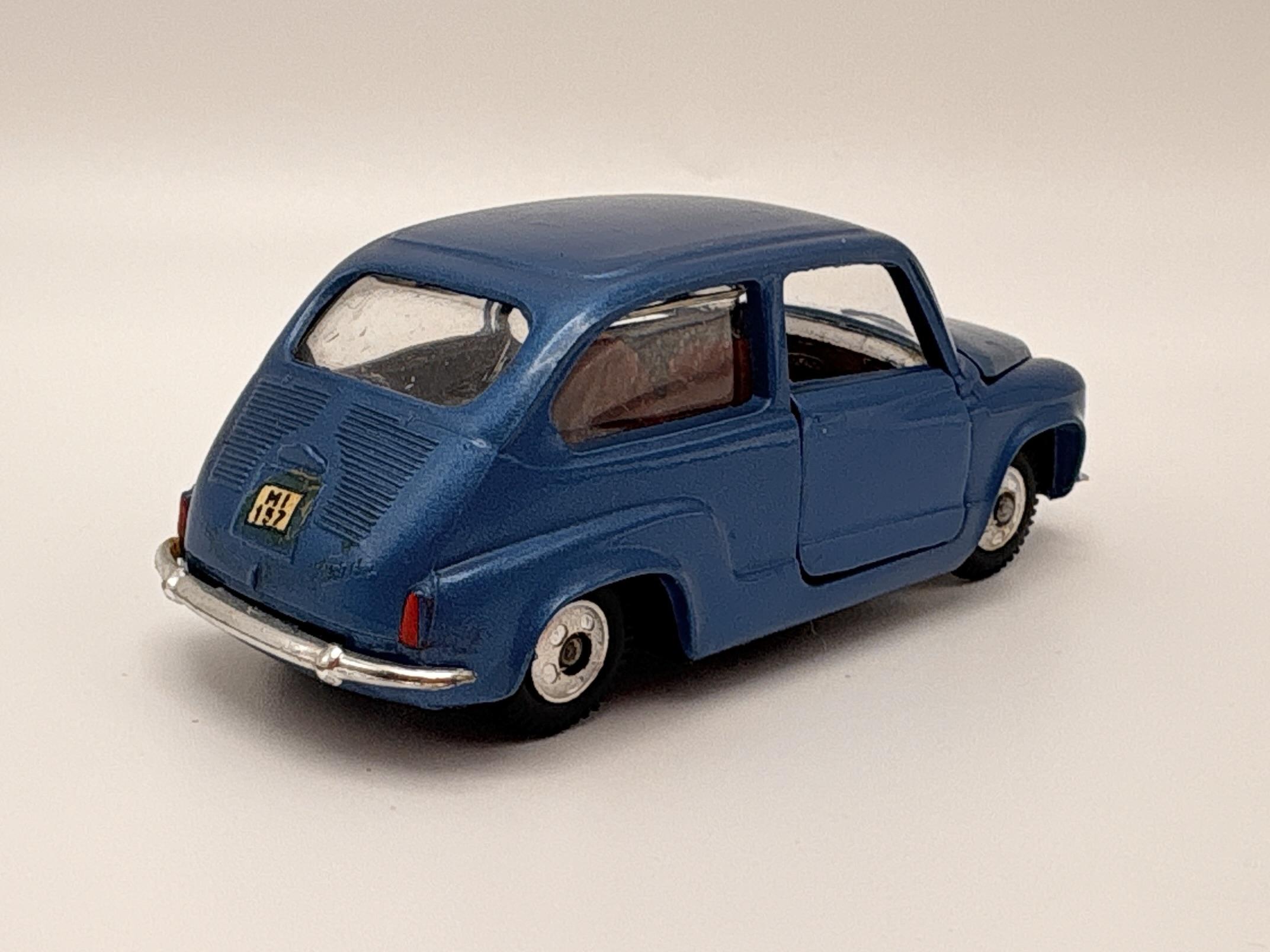 FIAT 600 POLITOYS 1/43