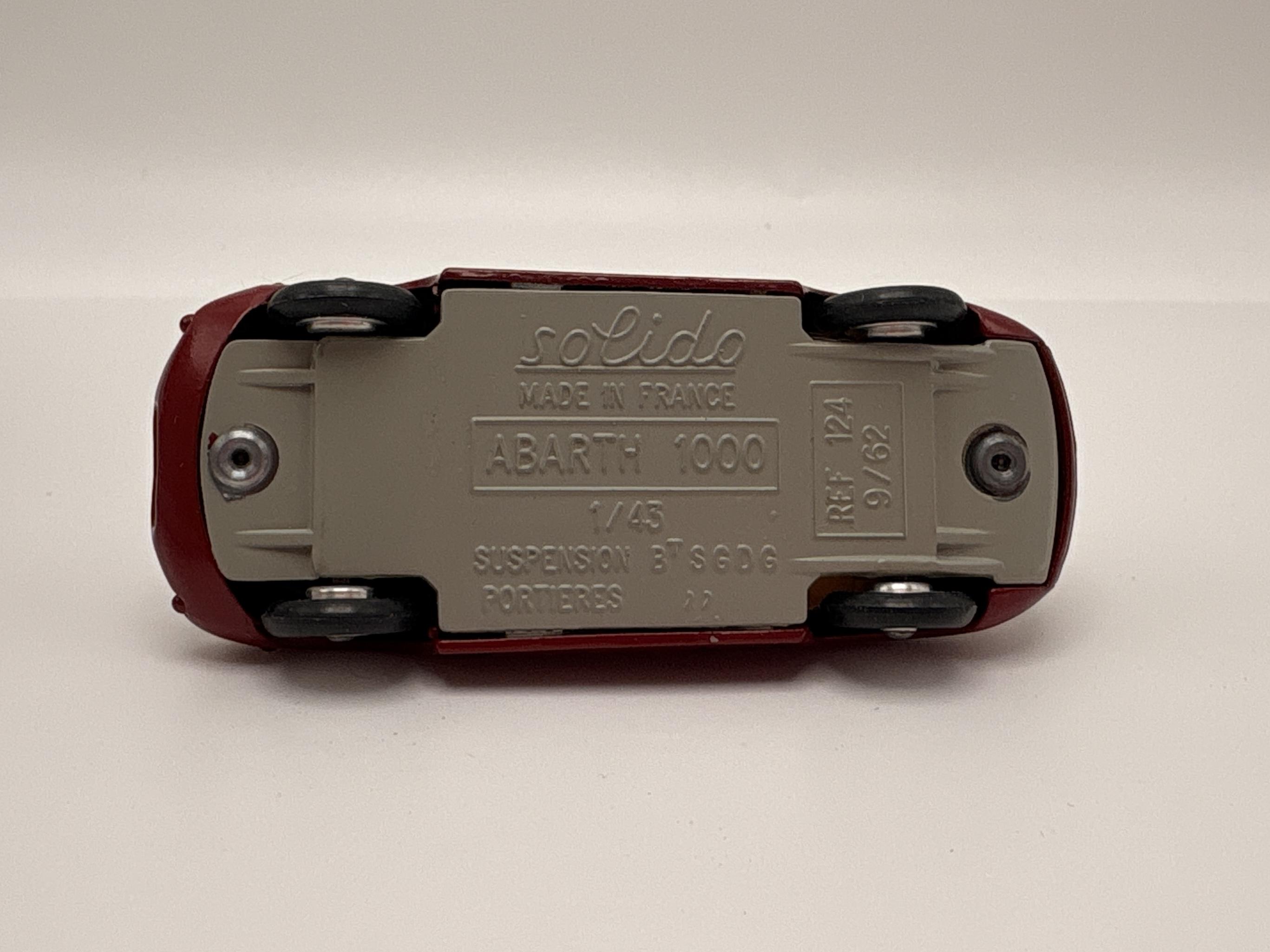 FIAT ABARTH 1000 SOLIDO 1/43