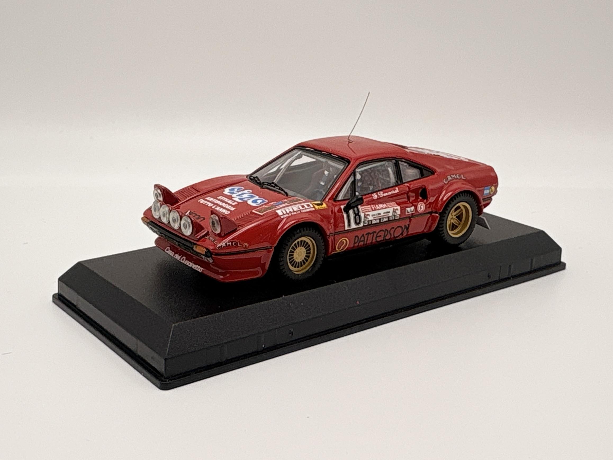 FERRARI 308 GTB GR.4  RALLY DELL'ELBA 1982  BEST 1/43