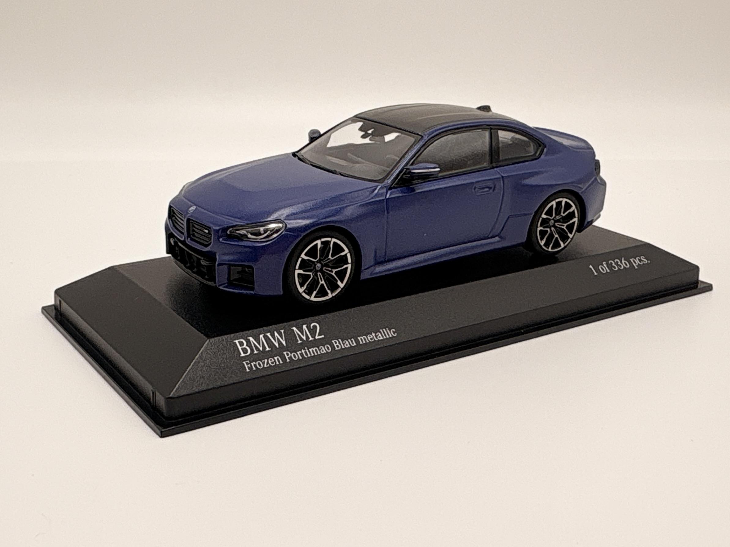 BMW M2 MATT BLUE METALLIC MINICHAMPS 1/43