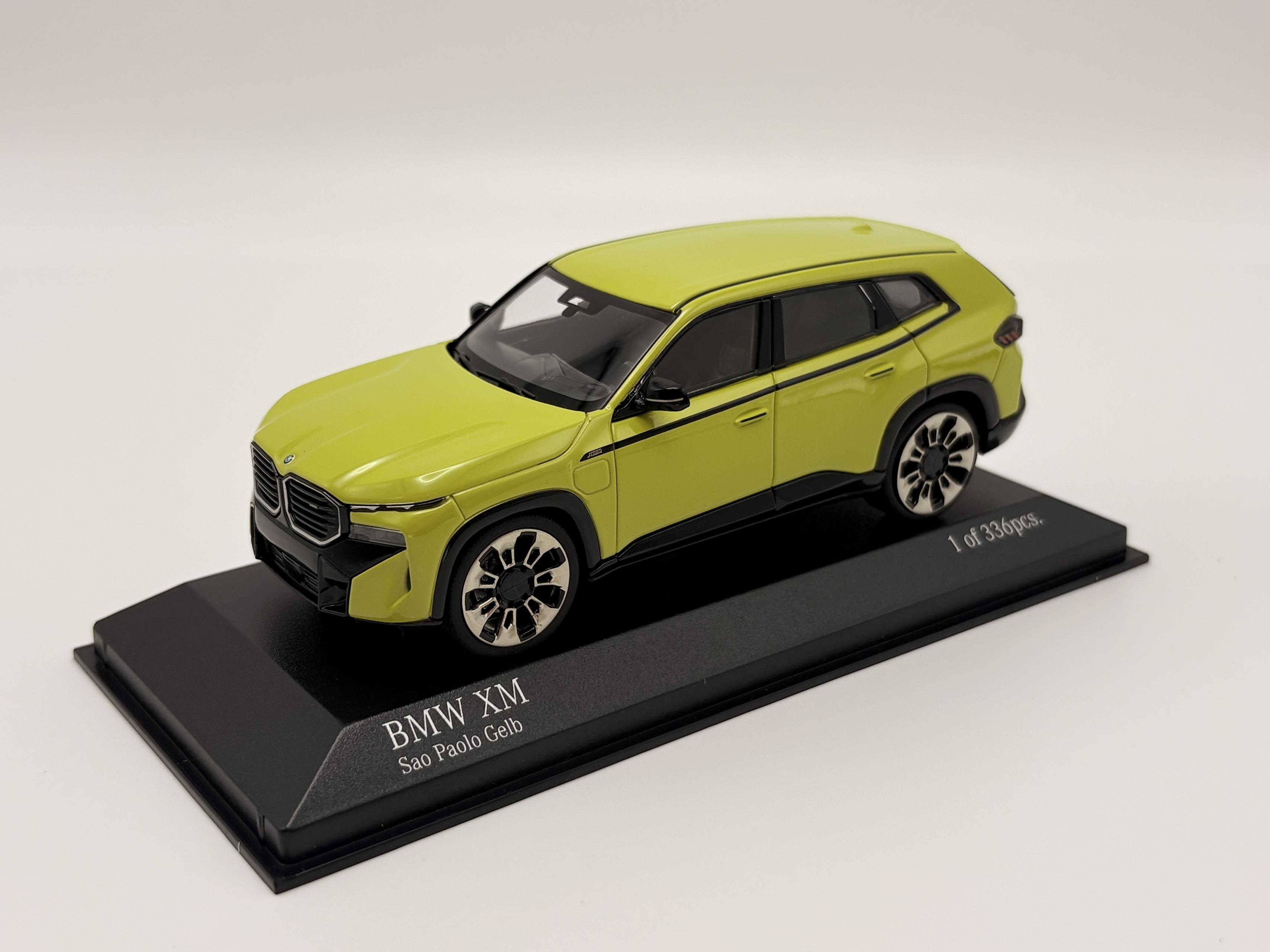 BMW XM YELLOW MINICHAMPS 1/43