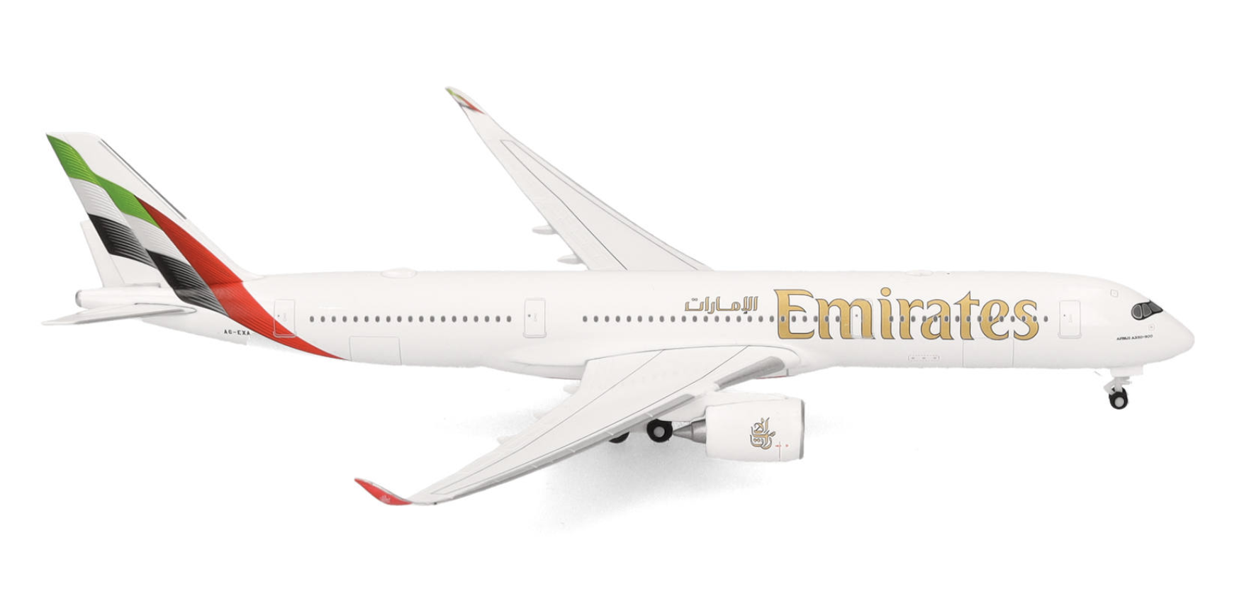 Emirates Airbus A350-900 - A6-EXA HERPA 1/500