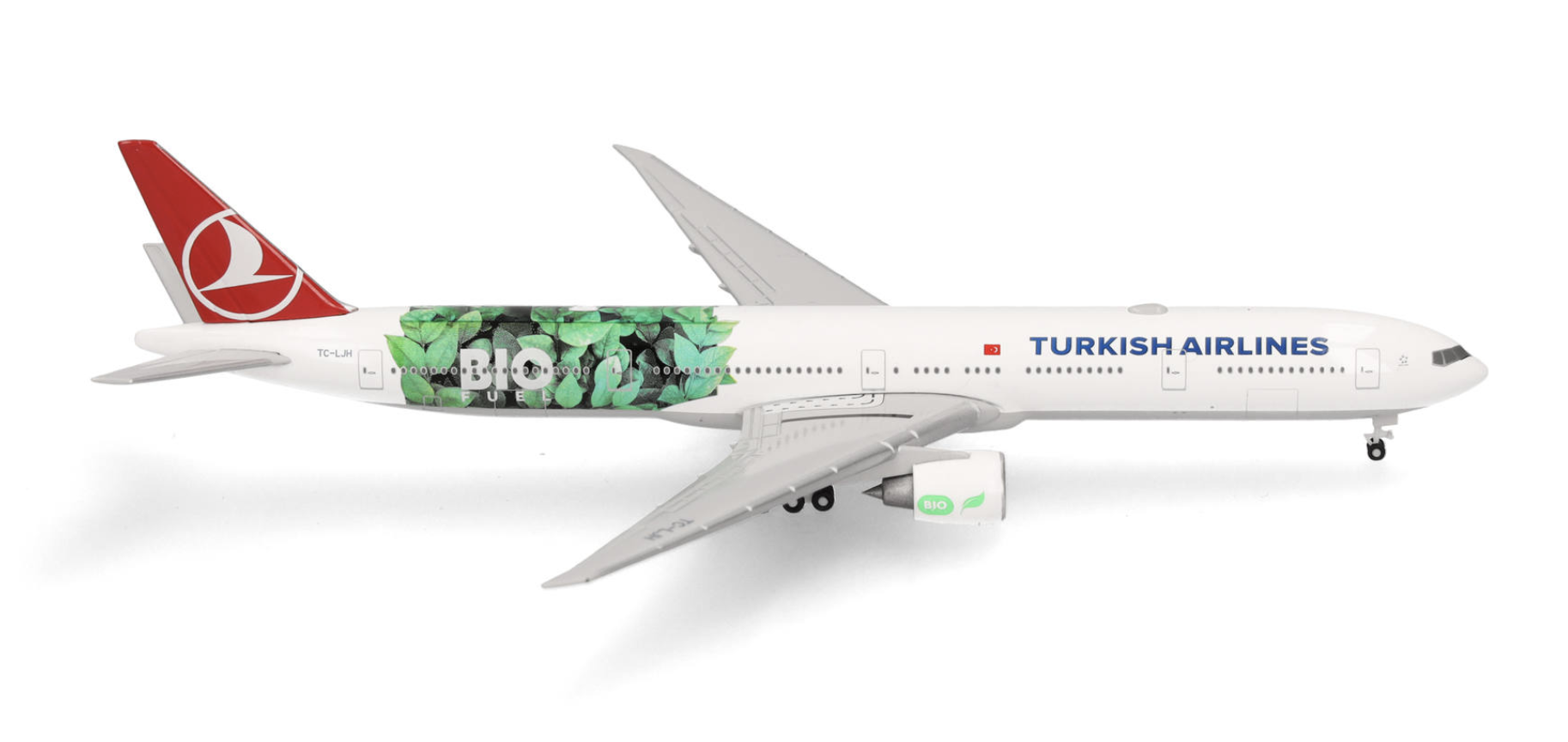 Turkish Airlines Boeing 777-300ER "Bio Fuel" - TC-LJH HERPA 1/500