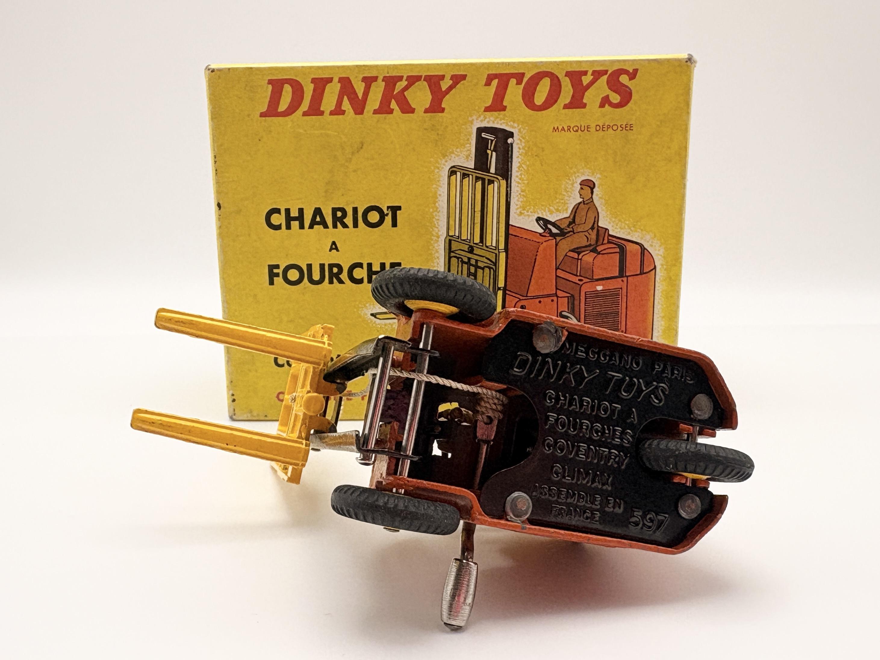 CHARIOT A FOURCHE COVENTRY CLIMAX DINKY TOYS 1/43