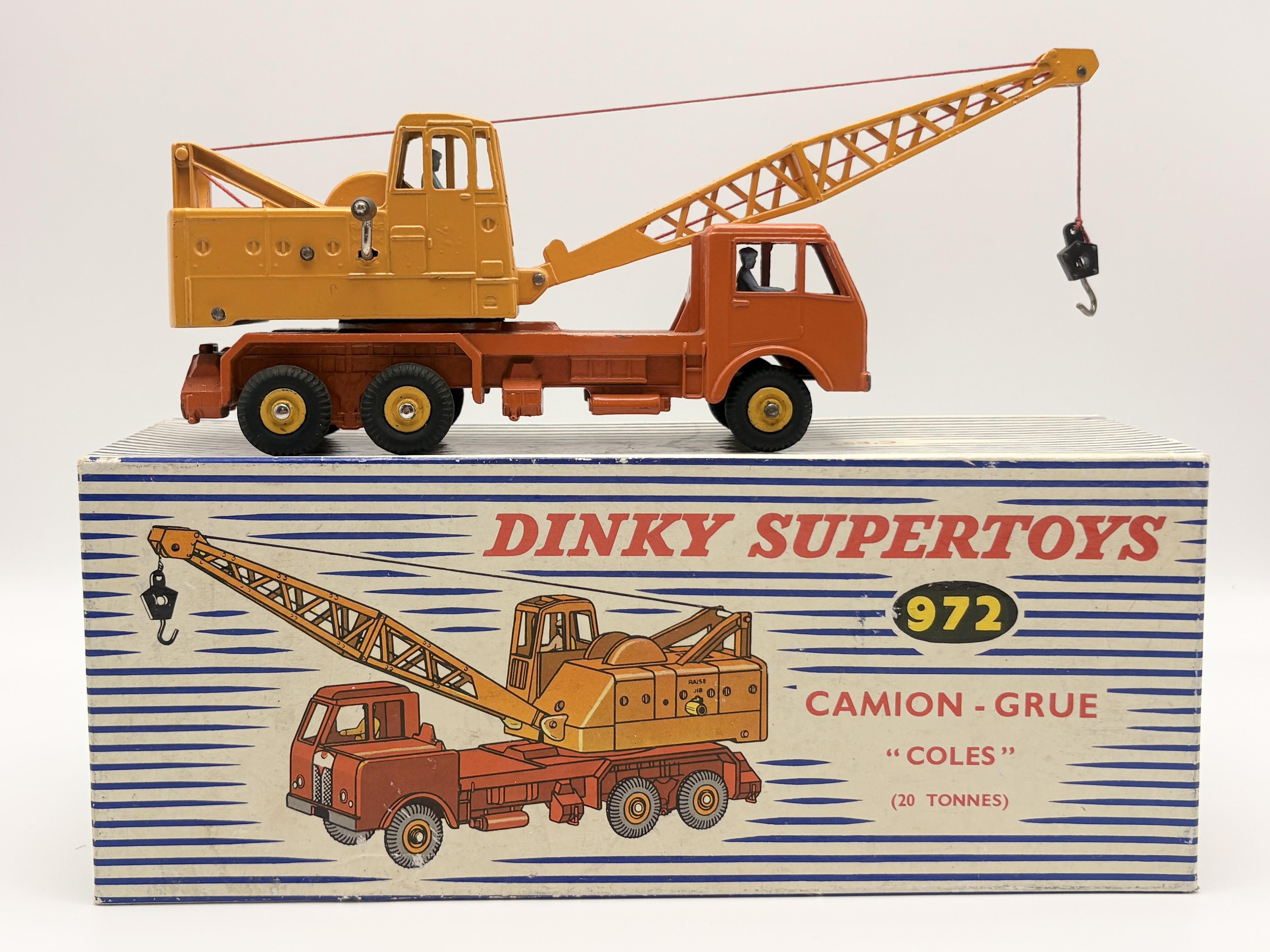 CAMION-GRUE "COLES" 972 (20 TONNES) DINKY SUPERTOYS 1/43