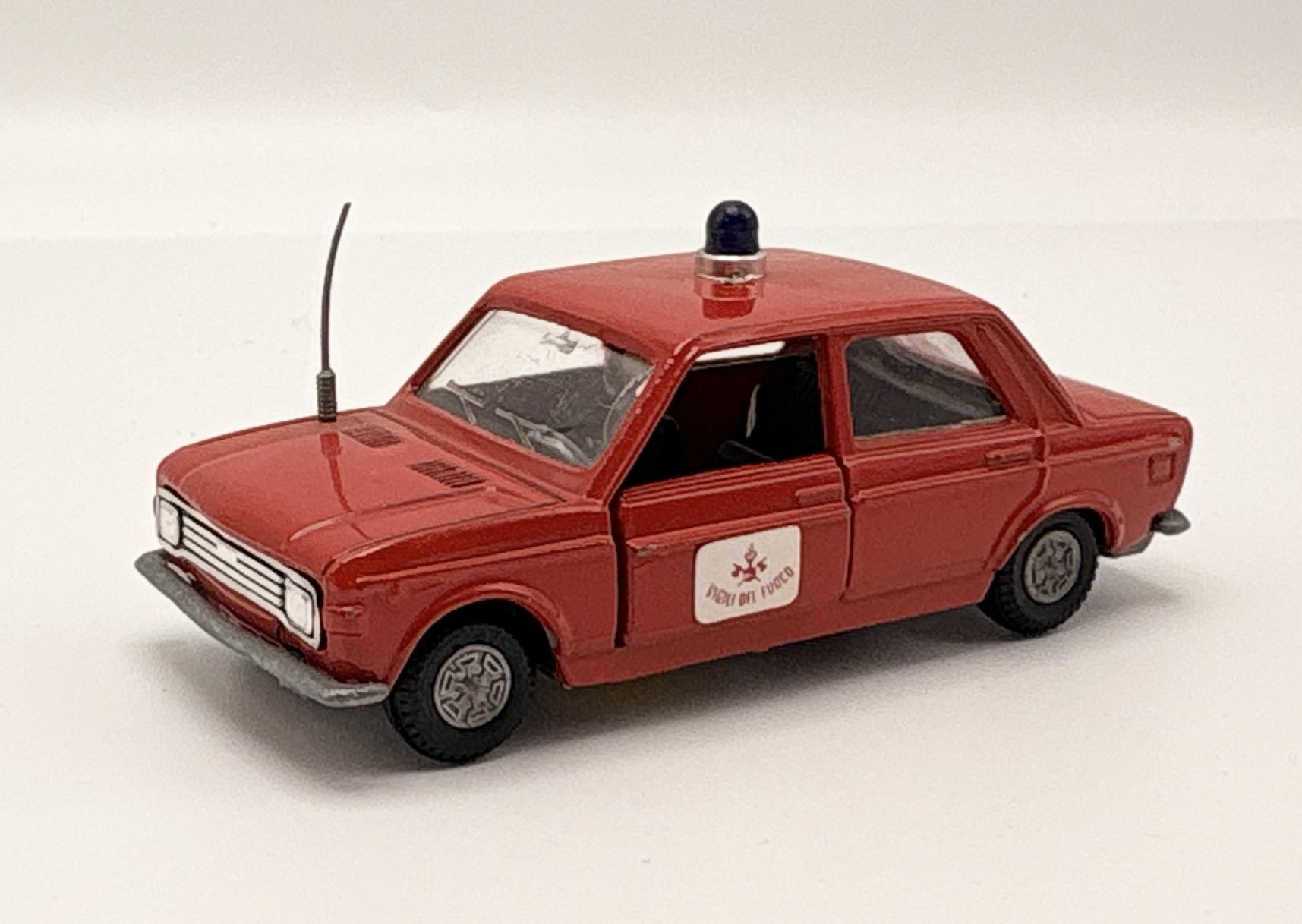FIAT 128 VOITURE DE POMPIER MERCURY 1/43