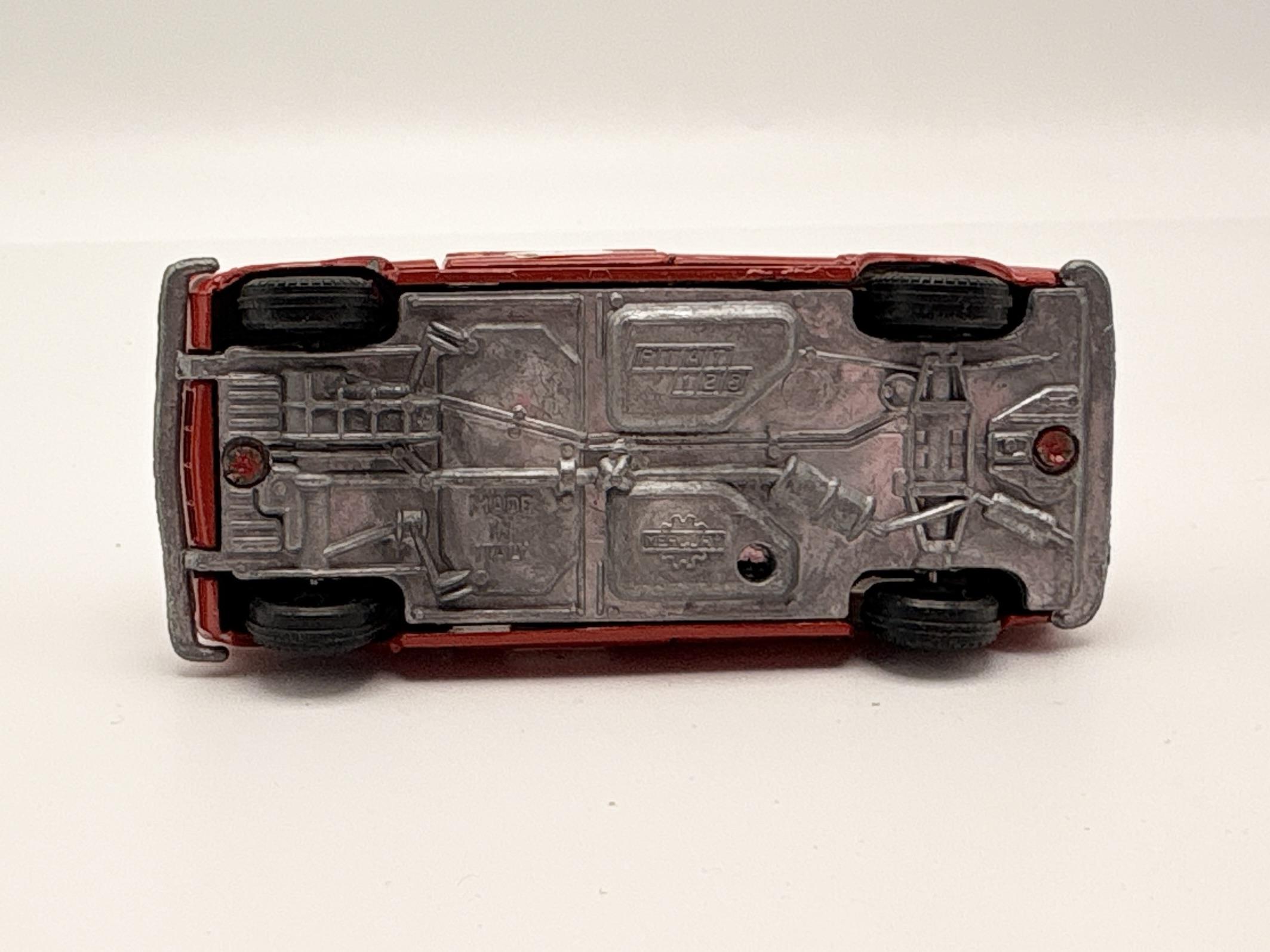 FIAT 128 VOITURE DE POMPIER MERCURY 1/43