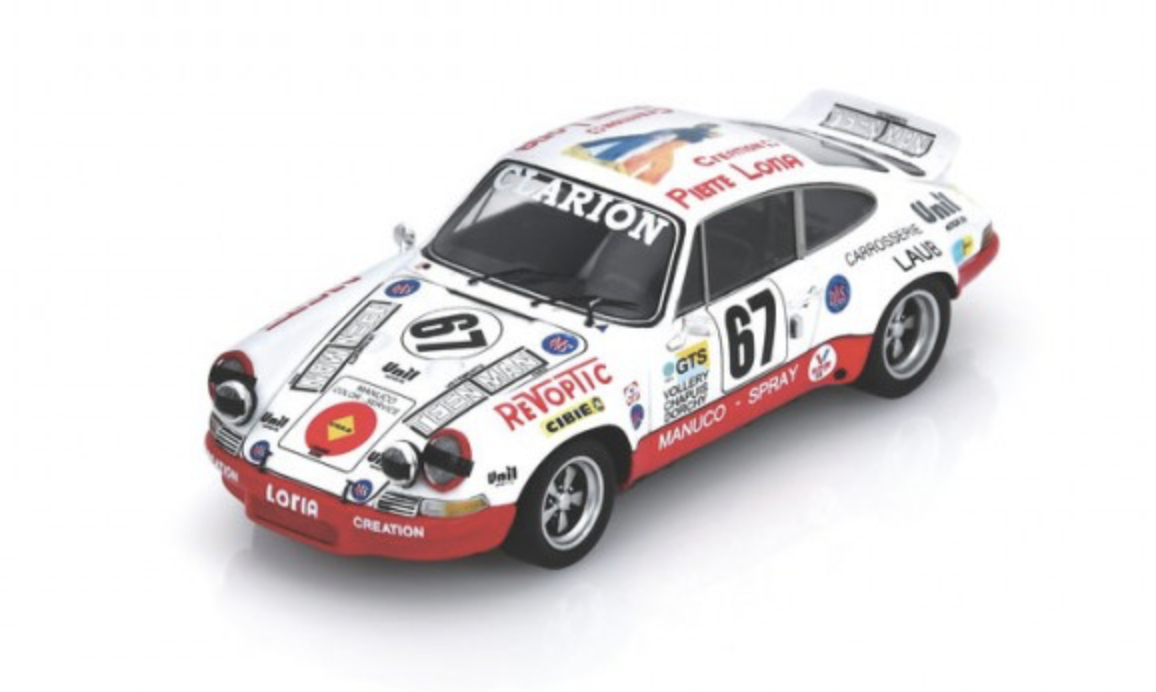 PORSCHE Carrera RSR N°67 24H Le Mans 1974 SPARK 1/43